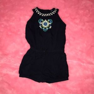 GAP navy blue girls romper, size 5T